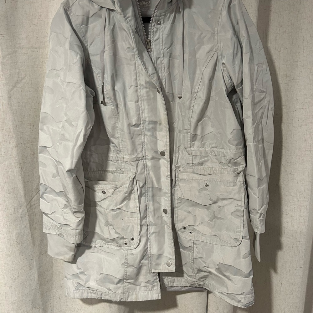Women's Gray Hooded Jacket